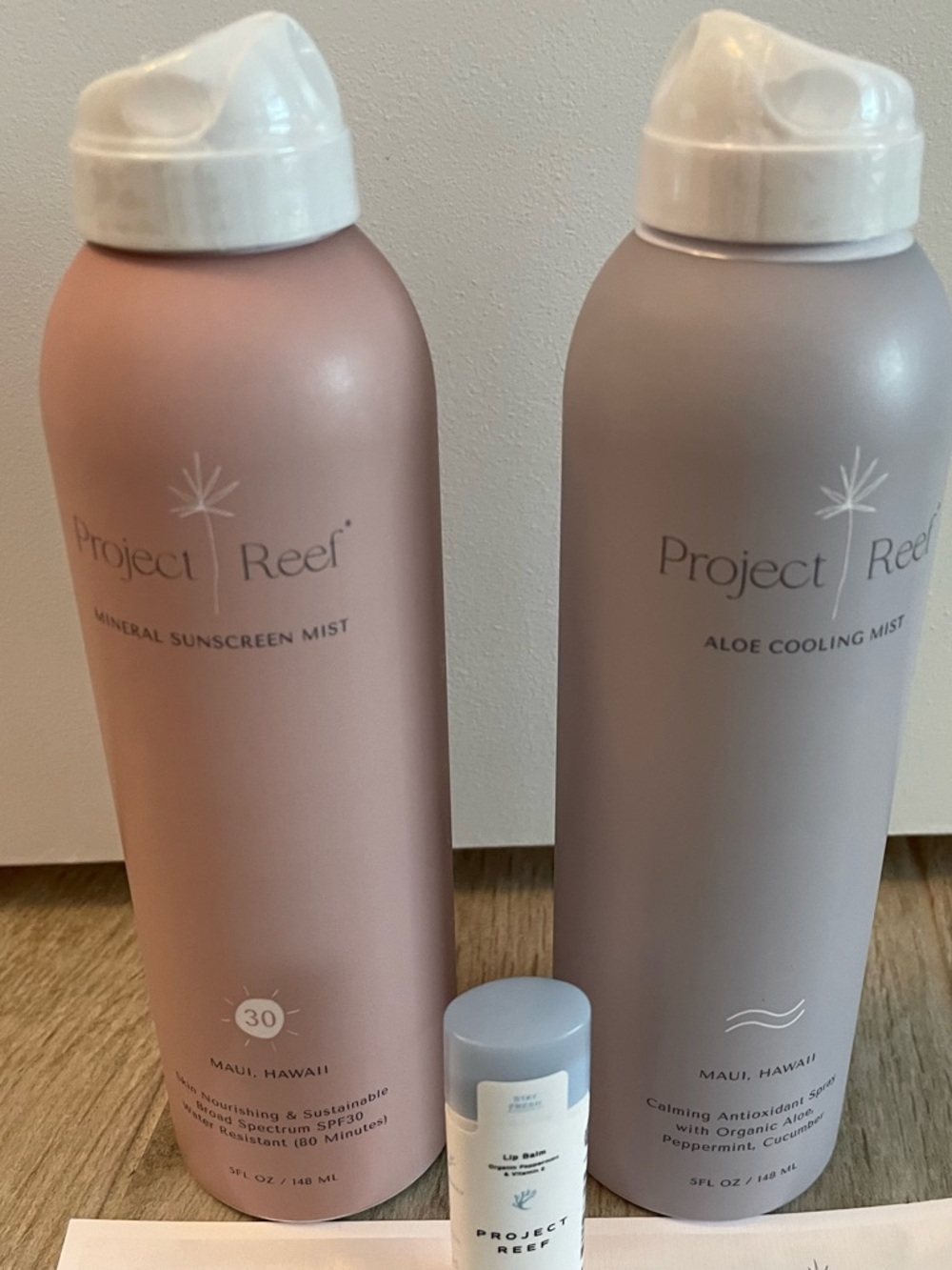 Project Reef Mineral Sunscreen Mist, Aloe Cooling Mist & Lip Balm - Picture 6 of 11